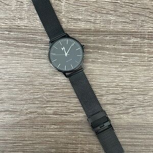 MVMT Black Mesh Women's Watch